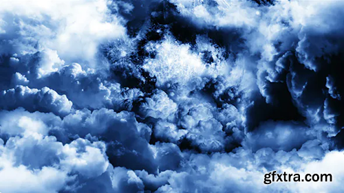 Videohive Abstract Dark Clouds and the Big Moon on Background 21430425