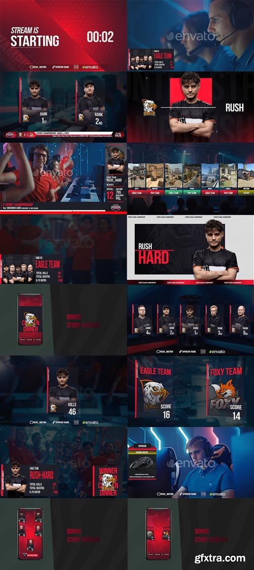 Videohive - Esport Broadcast package - 28677545