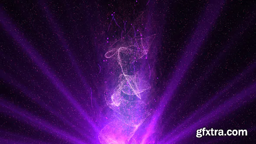 Videohive Abstract Purple Particular Background 21787313
