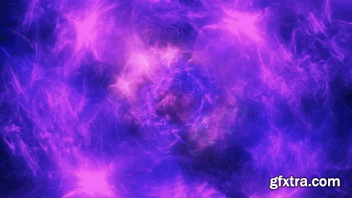 Videohive Abstract Space Nebula Tunnel with Glow 23266244