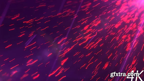 Videohive Abstract Flying Particles with Light Rays 21811246
