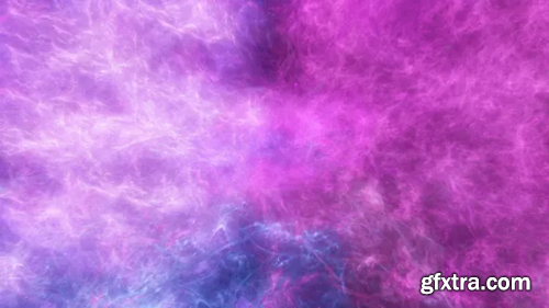 Videohive Travel Through Abstract Colorful Blue and Purple Space Nebula 22500287