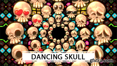 Videohive Dancing Skull 21313930