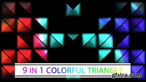 Videohive Colorful Triangle 22002571