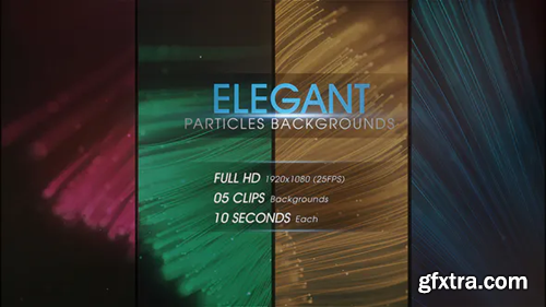 Videohive Elegant Particles Backgrounds 22577675