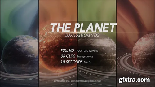 Videohive The Planet Backgrounds 22896208