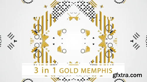 Videohive Gold Memphis (White) 24186038