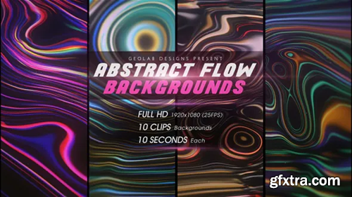 Videohive Abstract Flow Backgrounds 24744826