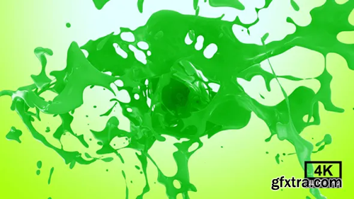 Videohive Green Paint Splash 27545151