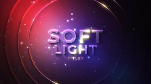 Videohive - Soft Light Titles - 28585902
