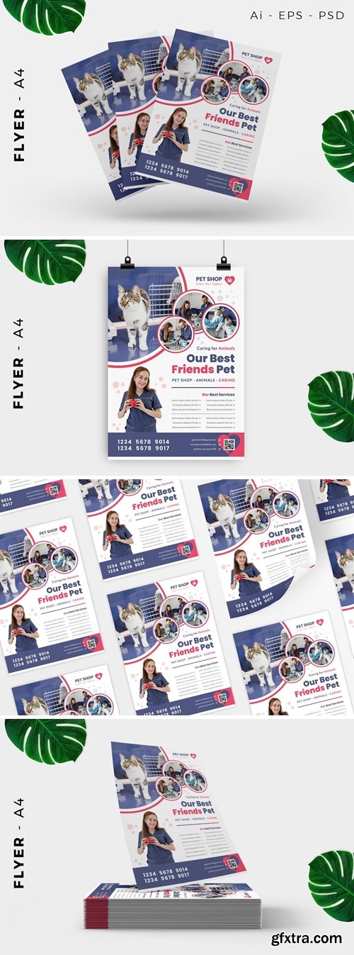 Pet Care / Food / Store Flyer Design