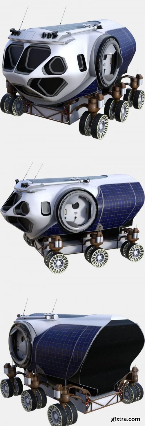 NASA Space Exploration Vehicle Concept 3D Model