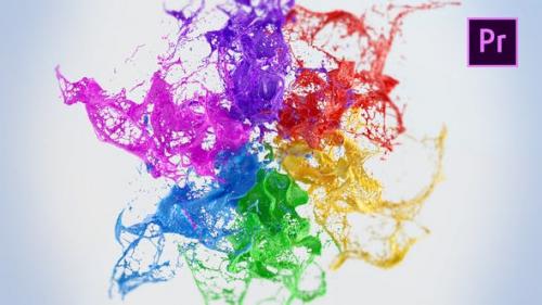 Videohive - Playing Paints Logo Reveal – Premiere Pro - 23099141