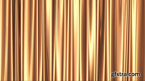 Videohive Curtain Gold 14977835