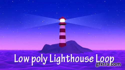 Videohive Low Poly Llighthouse Loop 19641342