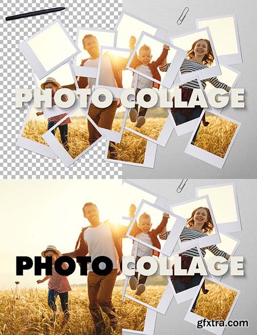 Photo Collage Effect Mockup 384839553