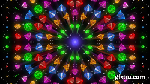 Videohive Diamond Color Kaleidoscope 21024675