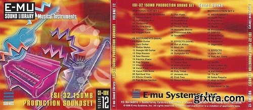 E-MU Classic Series Vol 12 ESI-32 150MB Production Soundset for Emulator X3
