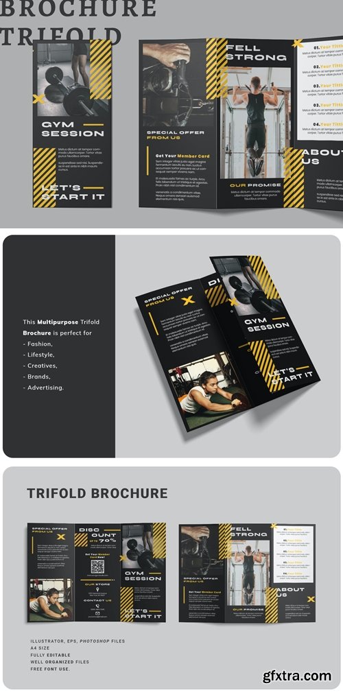 Gym Trifold Brochure