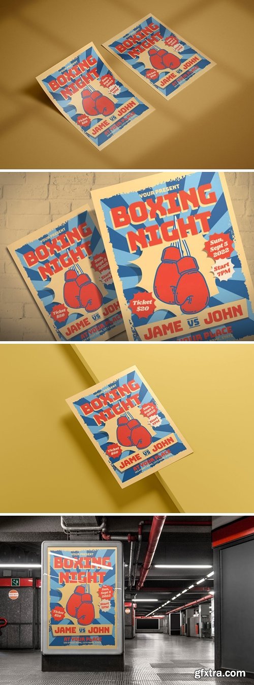 Boxing Night - Flyer Template