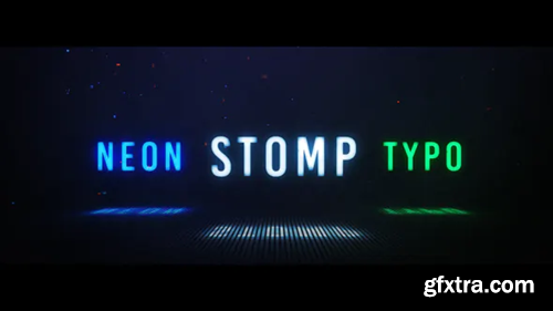Videohive Neon Stomp - Typographic 23896870