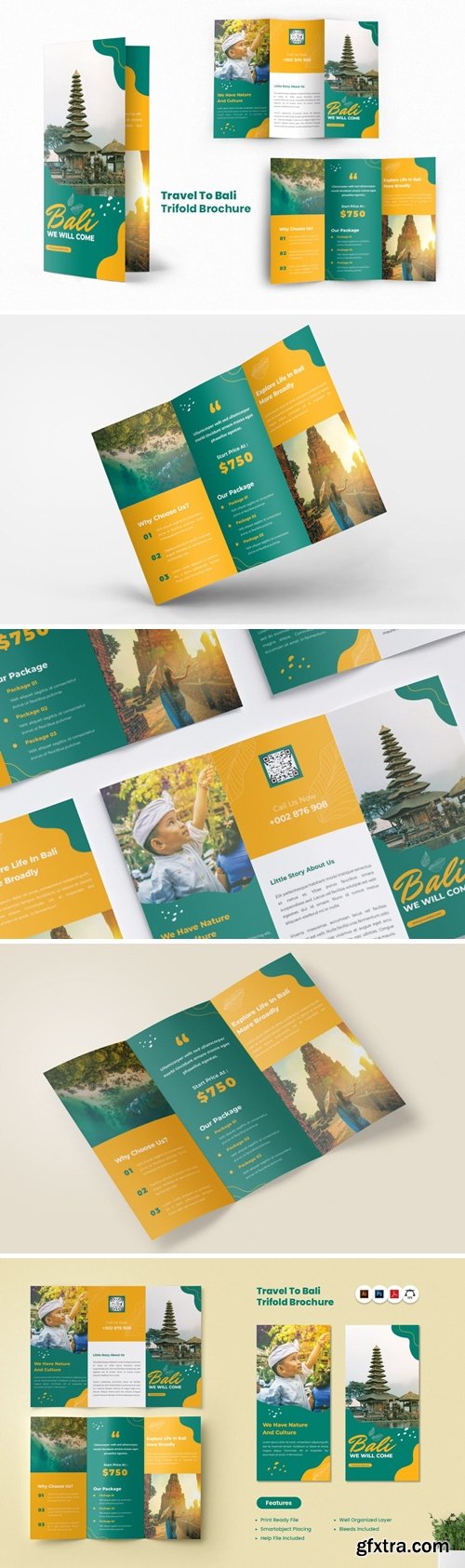 Travel Package Trifold Brochure