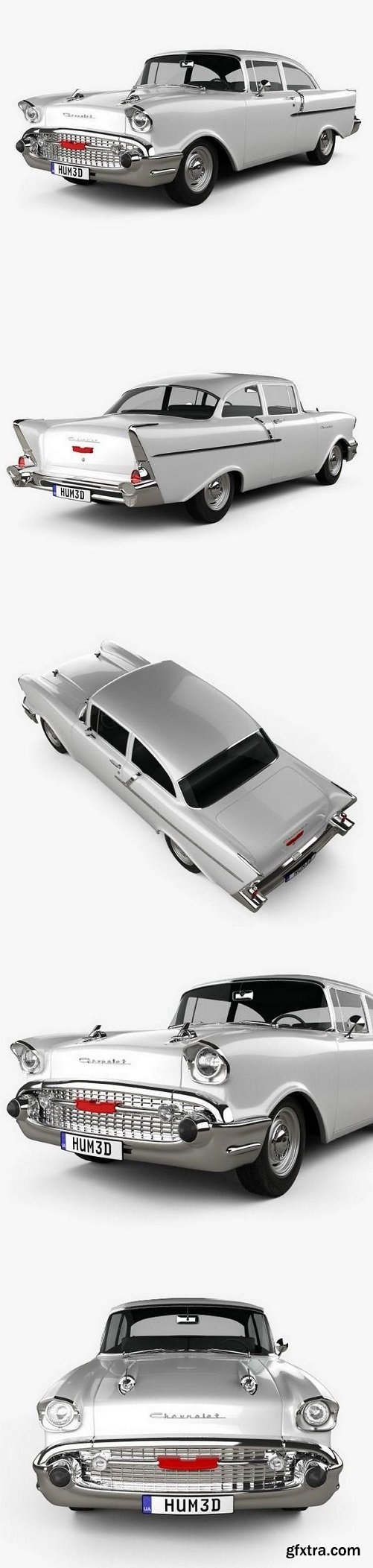 Chevrolet 150 sedan 1957 3D model