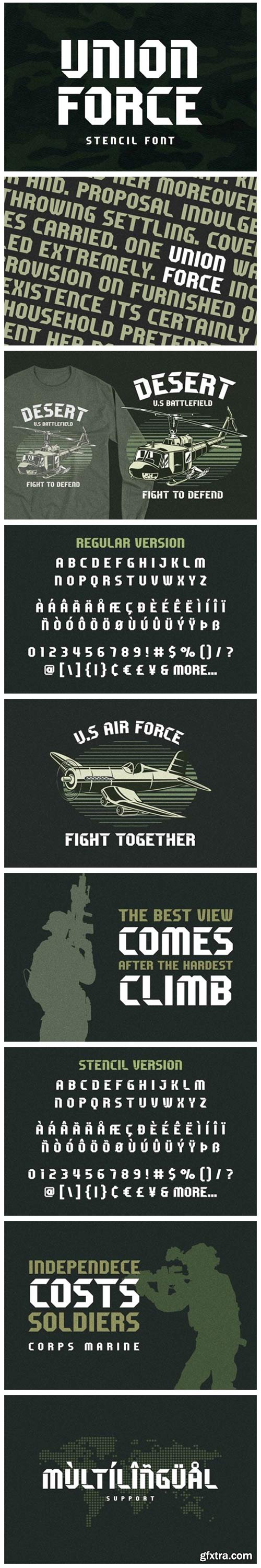 Union Force Font