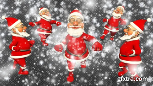 Videohive Santa Funny Transition (4 Pack) 22907995