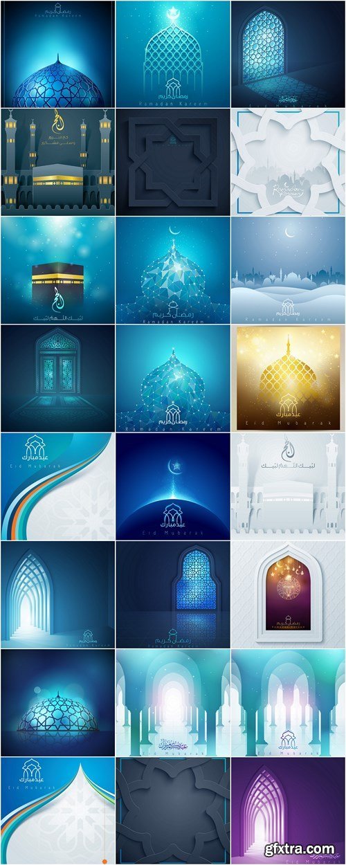 Arab and Islamic design templates - 24xEPS