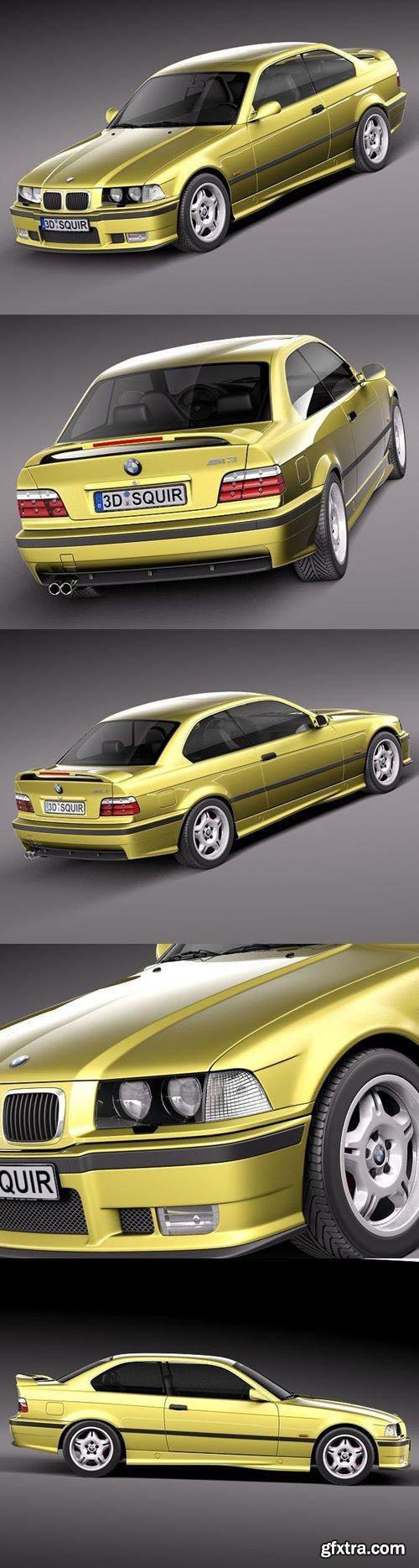 BMW M3 e36 1992-1999 3D Model