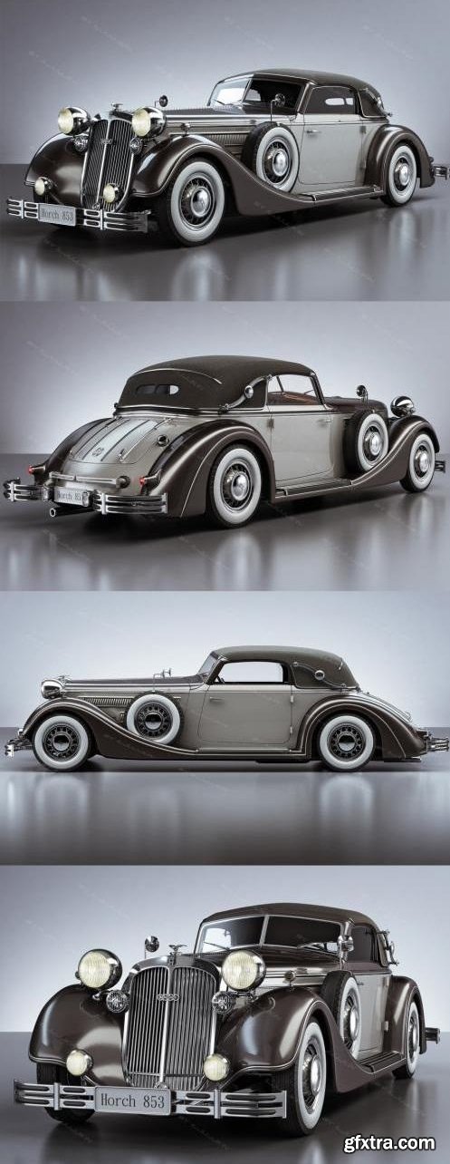 1937 Horch 853 A Sport Cabriolet