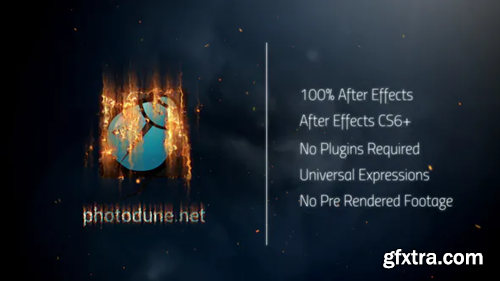 Videohive Fire Logo Reveal 22163684