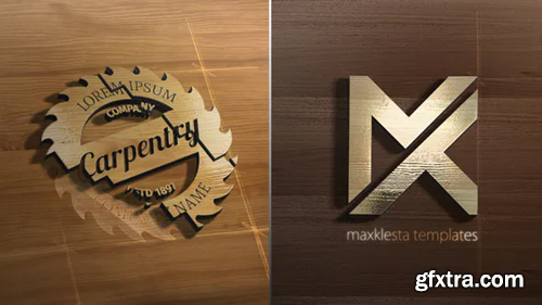 Videohive Wood 3D Logo Reveal 27121141