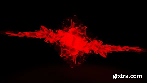 Videohive Red Smoke Collision 23822311
