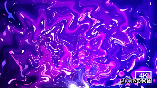 Videohive Colorful Trendy Wavy Liquid Background 4K 23965975
