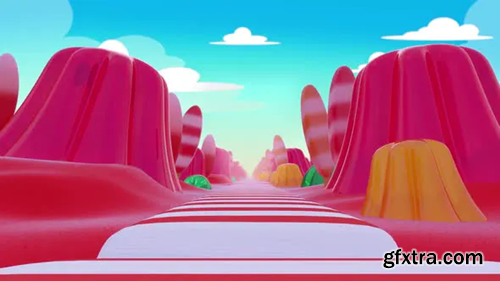 Videohive Candy Background Loop 24863296