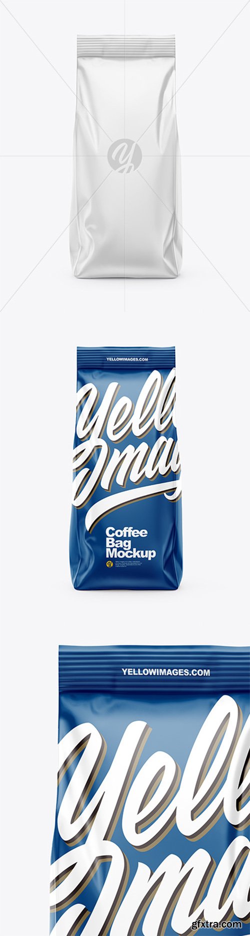 Matte Coffee Bag Mockup - Front View 66610