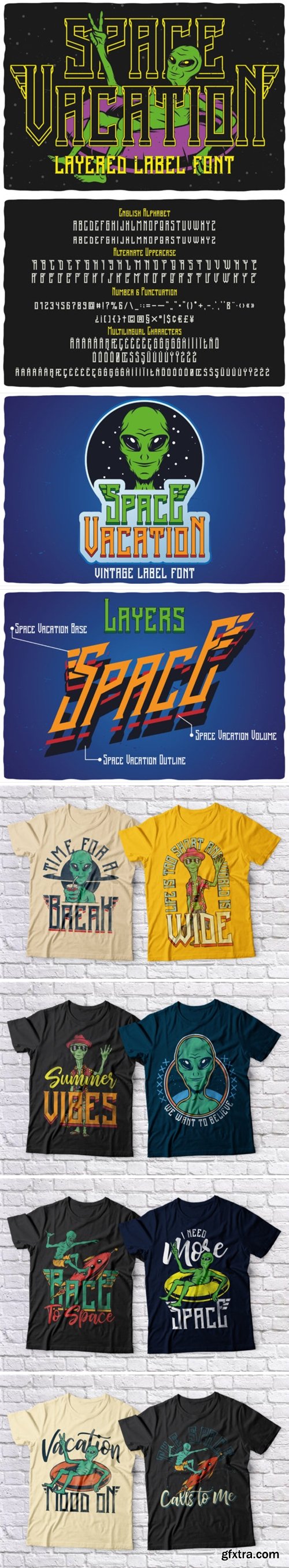 Space Vacation Font