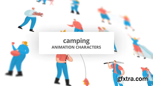 Videohive Camping - Character Set 29102352