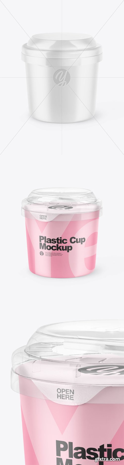 Matte Plastic Cup Mockup 66430