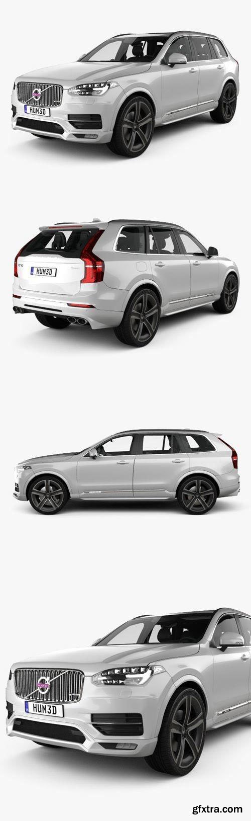 Volvo XC90 Heico with HQ interior 2016 3D Model