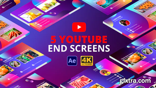 Videohive YouTube End Screens Vol.2 | After Effects 29148818