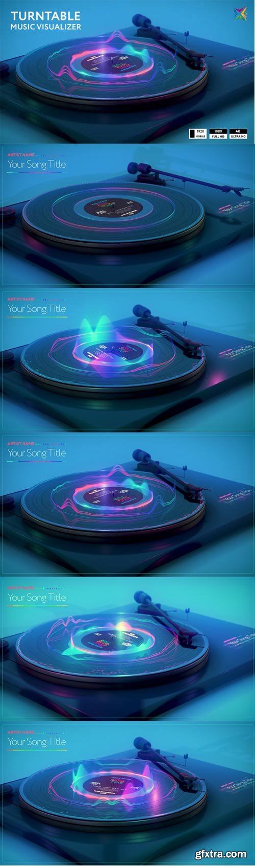 Videohive - Turntable Music Visualizer - 28772033