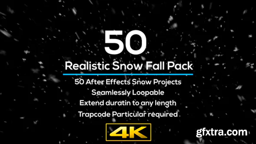 Videohive 50 Realistic Snow Falls Project Pack 29151895