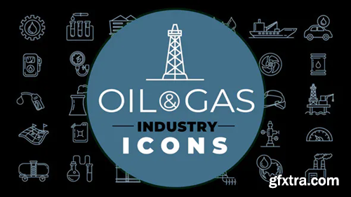 Videohive Oil & Gas Industry Icons 28463298