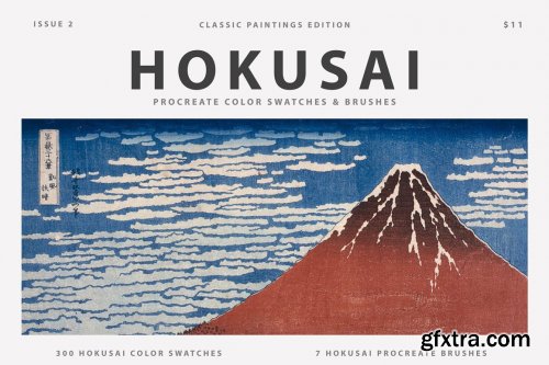 CreativeMarket - Hokusai\'s Art Procreate Brushes 5469956