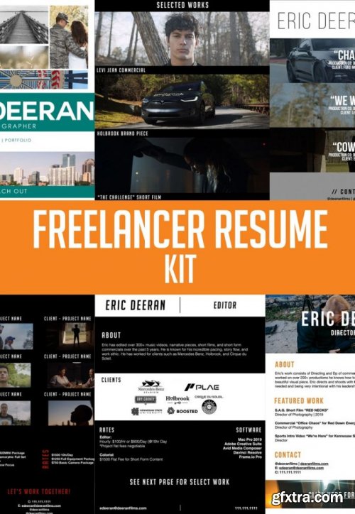 Master Filmmaker - Freelancer’s Resume Kit