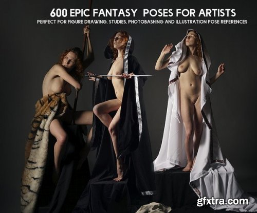 ArtStation - Grafit Studio - 600+ Epic Female Fantasy Pose Reference Pictures