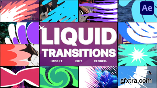 Videohive Liquid Transitions Pack 11 | After Effects 29201003
